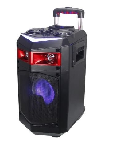 Altavoz Trolley con Ruedas PORTATIL Altavoces USB Bluetooth Karaoke LED 60W