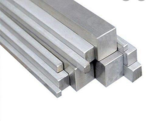 Aluminium Barra cuadrada 6082, T6 tamaños imperiales x 600 mm de largo Aluminium Barra cuadrada 6082, T6 tamaños imperiales x 600 mm de largo