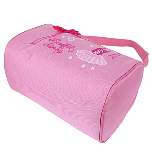 Alvivi Bolsa de Ballet Danza para Niña Bolsa Bandolera Tote Personalizada Deportiva Princesa para Ejercicios Deportes Gimnasio Rosa Un Tamaño