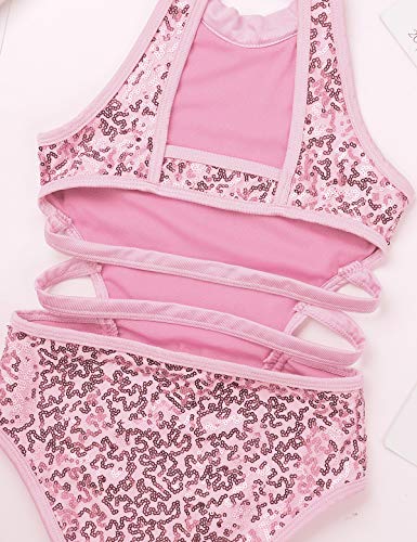 Alvivi Maillot de Gimnasia Rítmica Niña Leotardo Elástico Lentejuelas Maillot de Danza Ballet Leotardo de Patinaje Disfraz de Bailarines y acróbatas. Rosa 13-14 años Alvivi Maillot de Gimnasia Rítmica Niña Leotardo Elástico Lentejuelas Maillot de Danza Ballet Leotardo de Patinaje Disfraz de Bailarines y acróbatas. Rosa 13-14 años
