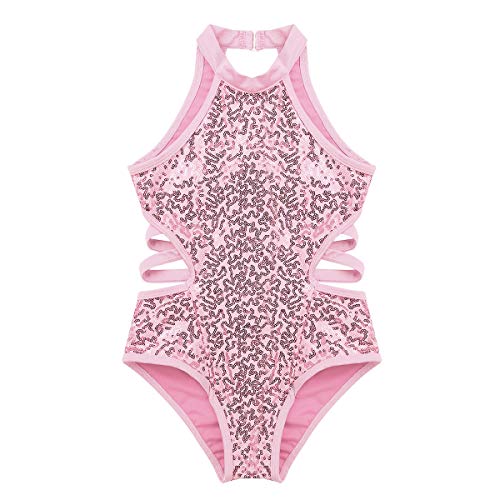 Alvivi Maillot de Gimnasia Rítmica Niña Leotardo Elástico Lentejuelas Maillot de Danza Ballet Leotardo de Patinaje Disfraz de Bailarines y acróbatas. Rosa 13-14 años Alvivi Maillot de Gimnasia Rítmica Niña Leotardo Elástico Lentejuelas Maillot de Danza Ballet Leotardo de Patinaje Disfraz de Bailarines y acróbatas. Rosa 13-14 años