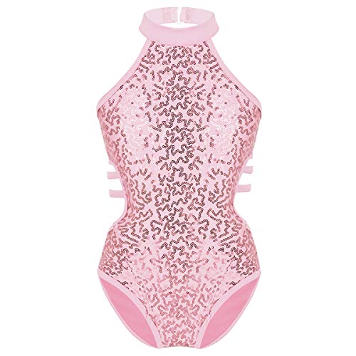 Alvivi Maillot de Gimnasia Rítmica Niña Leotardo Elástico Lentejuelas Maillot de Danza Ballet Leotardo de Patinaje Disfraz de Bailarines y acróbatas. Rosa 13-14 años Alvivi Maillot de Gimnasia Rítmica Niña Leotardo Elástico Lentejuelas Maillot de Danza Ballet Leotardo de Patinaje Disfraz de Bailarines y acróbatas. Rosa 13-14 años