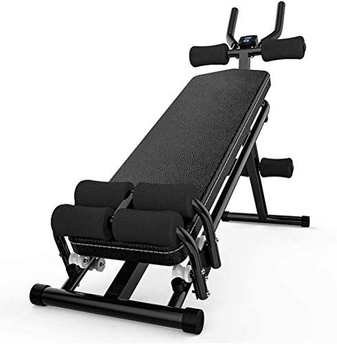 ALYR Abdominal Bordo Abdominales, Banco de Ejercicio de múltiples Funciones Plegable con Mancuernas Banco 3 Ajuste Heights Capacidad de Carga 385 Lbs Negro,Black ALYR Abdominal Bordo Abdominales, Banco de Ejercicio de múltiples Funciones Plegable con Mancuernas Banco 3 Ajuste Heights Capacidad de Carga 385 Lbs Negro,Black