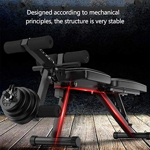 ALYR Ajustable Banco de Pesas, Banco con MusculacióN Multiusos Banco de Abdominales Plegable Banco de Entrenamiento/Tablero Supino/Banco Fitness para Whole Body Ejercicio,Black_164.5x35.5x43cm ALYR Ajustable Banco de Pesas, Banco con MusculacióN Multiusos Banco de Abdominales Plegable Banco de Entrenamiento/Tablero Supino/Banco Fitness para Whole Body Ejercicio,Black_164.5x35.5x43cm