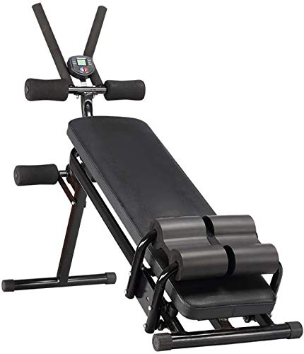 ALYR Ajustable Banco de Pesas, Banco con MusculacióN Multiusos Banco de Abdominales/Banco de Abdominales/Tablero Supino/Banco Fitness para Whole Body Ejercicio,Black