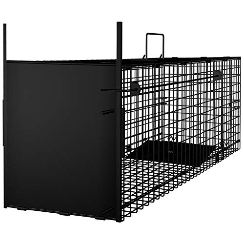 Amagabeli Garden Home Trampa Viva 78x26x29cm Trampa para Animales como una Gran Trampa de Marta Trampa para Gatos Trampa para Zorros Trampa para Ratas con trampilla Amagabeli Garden Home Trampa Viva 78x26x29cm Trampa para Animales como una Gran Trampa de Marta Trampa para Gatos Trampa para Zorros Trampa para Ratas con trampilla