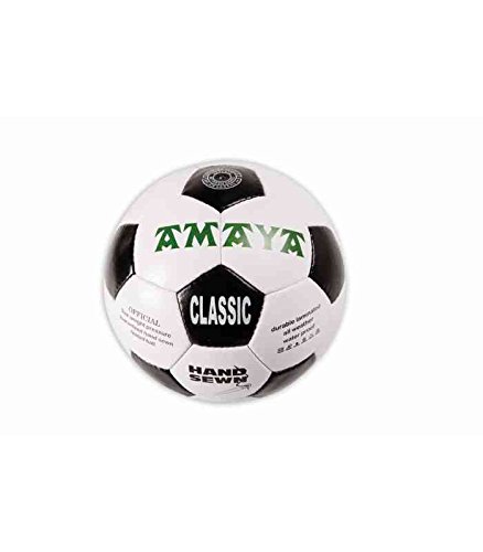 Amaya 700107 Balón de Fútbol, Blanco, Talla Única
