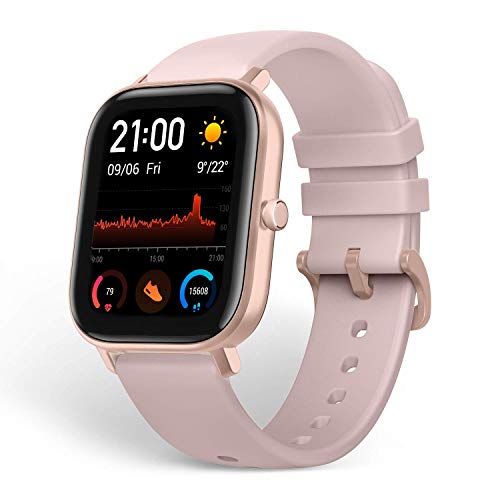 Amazfit GTS Smartwatch Fitness tracker con multitud de perfiles de actividad físcia y con GPS embebido, resistencia al agua 5 ATM (Rosa) Amazfit GTS Smartwatch Fitness tracker con multitud de perfiles de actividad físcia y con GPS embebido, resistencia al agua 5 ATM (Rosa)
