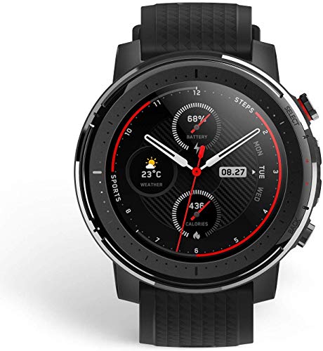 Amazfit Stratos 3 Smartwatch Reloj Inteligente 19 modos deporte Activitiy Tracker GPS controla musica-Negro Amazfit Stratos 3 Smartwatch Reloj Inteligente 19 modos deporte Activitiy Tracker GPS controla musica-Negro
