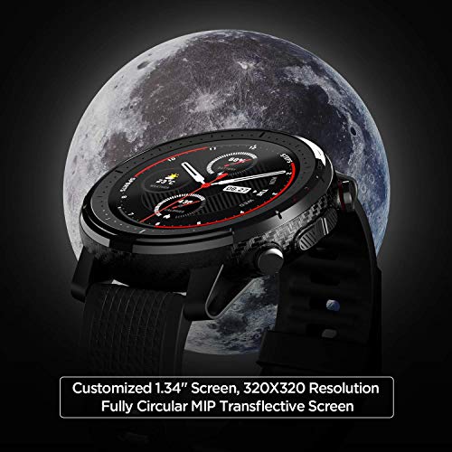Amazfit Stratos 3 Smartwatch Reloj Inteligente 19 modos deporte Activitiy Tracker GPS controla musica-Negro Amazfit Stratos 3 Smartwatch Reloj Inteligente 19 modos deporte Activitiy Tracker GPS controla musica-Negro