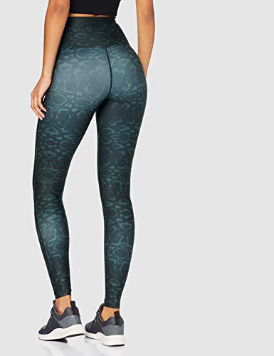 Amazon Brand -AURIQUE Leggings deportivos de talle alto para mujer, Negro (Snake Print), 38, Label:S Amazon Brand -AURIQUE Leggings deportivos de talle alto para mujer, Negro (Snake Print), 38, Label:S