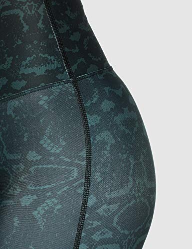 Amazon Brand -AURIQUE Leggings deportivos de talle alto para mujer, Negro (Snake Print), 38, Label:S Amazon Brand -AURIQUE Leggings deportivos de talle alto para mujer, Negro (Snake Print), 38, Label:S
