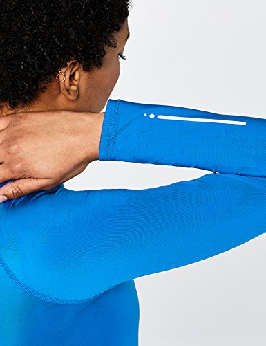 Amazon Brand - AURIQUE Top deportivo de running para mujer, Azul (Imperial Blue), 38, Label:S Amazon Brand - AURIQUE Top deportivo de running para mujer, Azul (Imperial Blue), 38, Label:S
