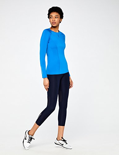 Amazon Brand - AURIQUE Top deportivo de running para mujer, Azul (Imperial Blue), 38, Label:S Amazon Brand - AURIQUE Top deportivo de running para mujer, Azul (Imperial Blue), 38, Label:S