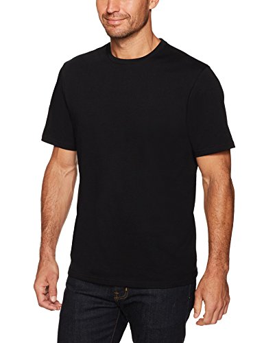 Amazon Essentials 2-Pack Regular-Fit Short-Sleeve Crewneck T-Shirts Camiseta, Negro (Black), X-Small