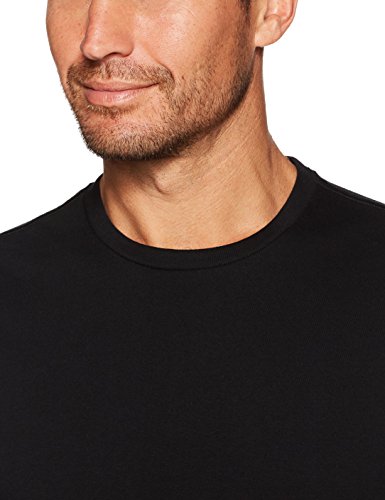 Amazon Essentials 2-Pack Regular-Fit Short-Sleeve Crewneck T-Shirts Camiseta, Negro (Black), X-Small