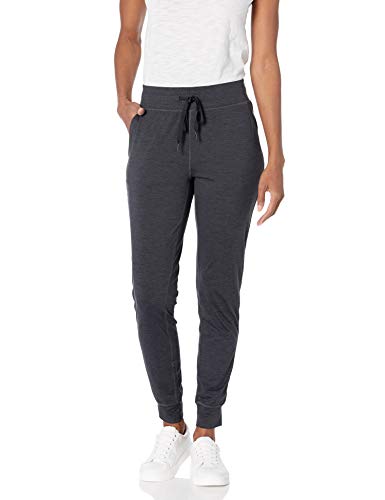 Amazon Essentials Brushed Tech Stretch Jogger Pant Running-Pants, Negro (Black Spacedye), US (EU XS-S) Amazon Essentials Brushed Tech Stretch Jogger Pant Running-Pants, Negro (Black Spacedye), US (EU XS-S)