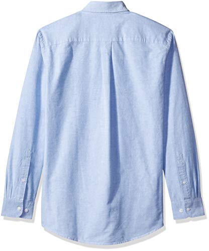 Amazon Essentials – Camisa Oxford lisa de manga larga de corte recto para hombre, Azul (Blue Blu), US S (EU S) Amazon Essentials – Camisa Oxford lisa de manga larga de corte recto para hombre, Azul (Blue Blu), US S (EU S)