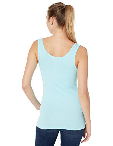 Amazon Essentials – Camiseta de tirantes de corte entallado para hombre (2 unidades), Azul (Aqua/White), US XS (EU XS - S)