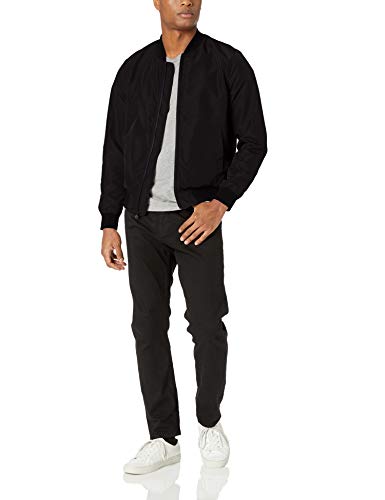 Amazon Essentials - Cazadora ligera para hombre, Negro, US S (EU S)