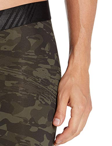 Amazon Essentials Control Tech 3/4 Tight Base-Layer-Underwear, Green Splatter Camo, US M (EU M)