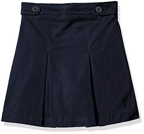 Amazon Essentials - Falda pantalón de uniforme para niña, Azul marino, US L (EU 134-140 CM, P)
