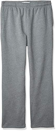 Amazon Essentials Fleece Sweatpant Pantalones, Gris (Light Grey Heather), XX-Large