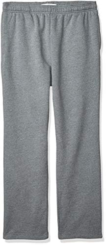 Amazon Essentials Fleece Sweatpant Pantalones, Gris (Light Grey Heather), XX-Large