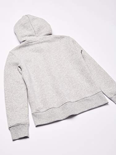 Amazon Essentials Fleece Zip-up Hoodie, fashion-hoodies Niñas, gris (Light Grey Heather), L (Talla fabricante: 10 Jahre)