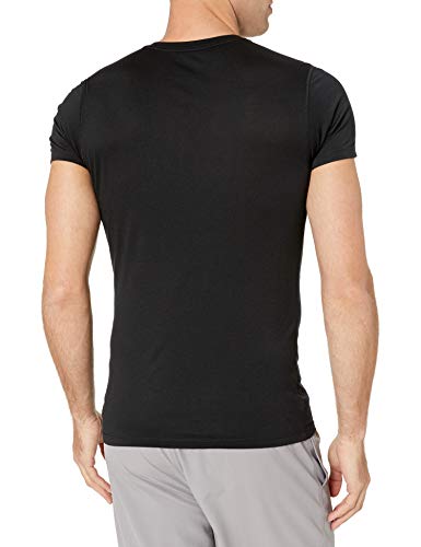 Amazon Essentials Heat Retention Short-Sleeve Base Layer Shirt Athletic-Shirts, Negro, US M (EU M)