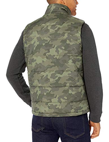 Amazon Essentials Heavy-Weight Puffer Vest Down-Outerwear-Vests, Camo, US L (EU L)