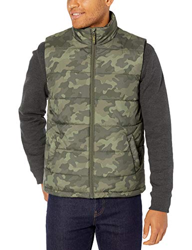 Amazon Essentials Heavy-Weight Puffer Vest Down-Outerwear-Vests, Camo, US L (EU L)