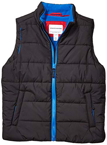 Amazon Essentials Heavy-Weight Puffer Vest Down-Outerwear-Vests, Negro, 3 años