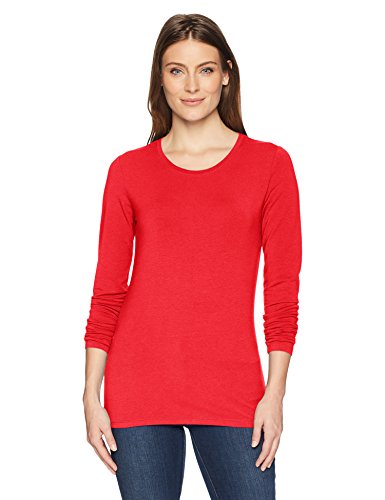 Amazon Essentials Long-Sleeve T-Shirt Novelty-t-Shirts, Rojo, XS Amazon Essentials Long-Sleeve T-Shirt Novelty-t-Shirts, Rojo, XS