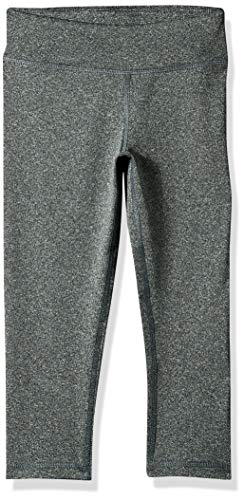 Amazon Essentials - Mallas pirata deportivas para niña, Grey Spacedye, US 4T (EU 104–110)