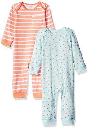 Amazon Essentials - Pack de 2 peleles para niña, Girl Fruit, Bebé prematuro Amazon Essentials - Pack de 2 peleles para niña, Girl Fruit, Bebé prematuro