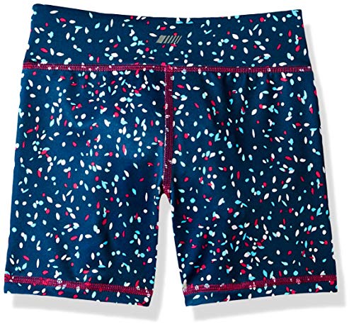 Amazon Essentials - Pantalones cortos deportivos elásticos para niña, Confeti, US 2T (EU 92-98)