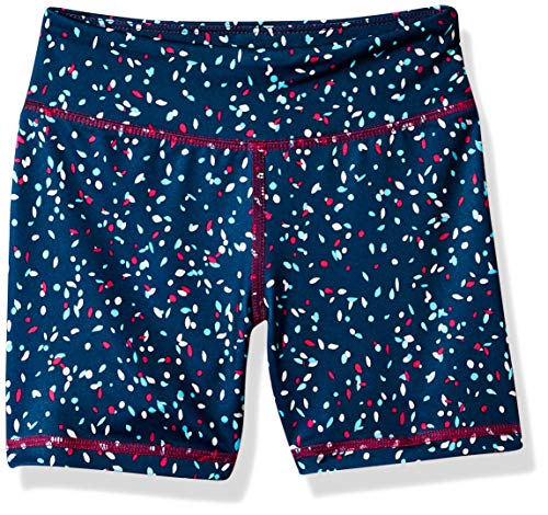 Amazon Essentials - Pantalones cortos deportivos elásticos para niña, Confeti, US 2T (EU 92-98)