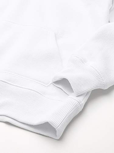 Amazon Essentials Pullover Hoodie Sweatshirt Fashion, Blanco, S