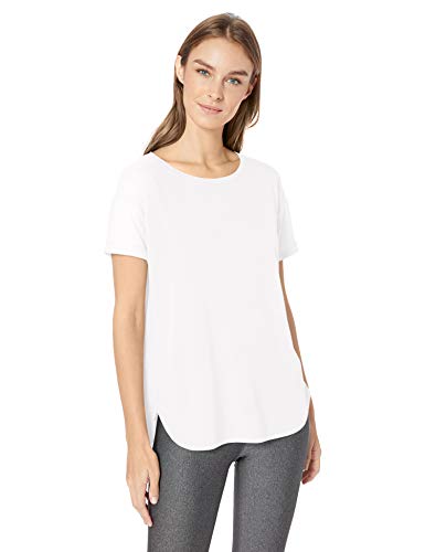 Amazon Essentials Studio Relaxed-Fit Crewneck T-Shirt Fashion-t-Shirts, Blanco, Large