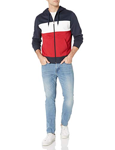 Amazon Essentials Sudadera con Capucha y Cremallera Completa fashion-sweatshirts, blanco, borgoña, azul marino (Burgundy/White/Navy), US S (EU S) Amazon Essentials Sudadera con Capucha y Cremallera Completa fashion-sweatshirts, blanco, borgoña, azul marino (Burgundy/White/Navy), US S (EU S)