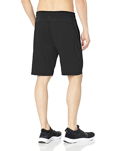 Amazon Essentials Tech Stretch Training Short Athletic-Shorts, Negro, US L (EU L)