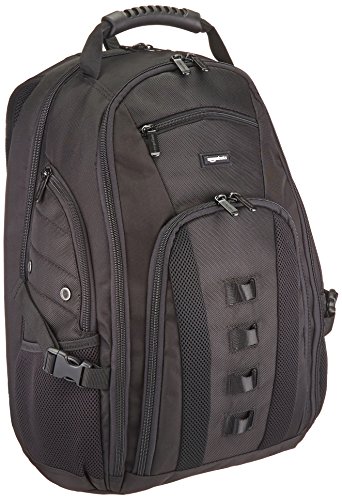 AmazonBasics Adventure - Mochila para portátil de hasta 17 pulgadas