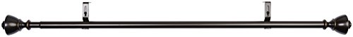 AmazonBasics - Barra de cortina de 2,54 cm de diámetro, con terminales en forma de urna, 90 a 180 cm, Bronce AmazonBasics - Barra de cortina de 2,54 cm de diámetro, con terminales en forma de urna, 90 a 180 cm, Bronce