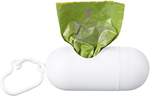 AmazonBasics - Bolsa mejorada para heces de perro con aditivos EPI y dispensador y pinza para correa - 810 unidades, lavanda