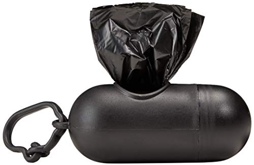 AmazonBasics - Bolsas para excrementos de perro con dispensador y clip para correa (900 bolsas)