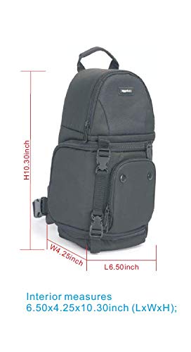 AmazonBasics - Bolso bandolera para cámara de fotos