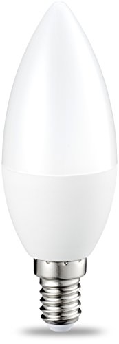 AmazonBasics Bombilla LED E14, 5.5W (equivalente a 40W), Blanco Cálido- 2 unidades