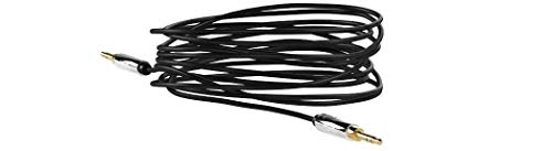 AmazonBasics - Cable de audio estéreo (conector macho de 3,5 mm a conector macho de 3,5 mm, 2,4 m)