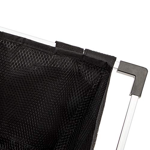 AmazonBasics – Cesta triple para colada, Negro AmazonBasics – Cesta triple para colada, Negro